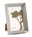 Cadre photo mural ou à poser argenté 10x15cm