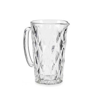 Pichet à eau en verre diamant 1L