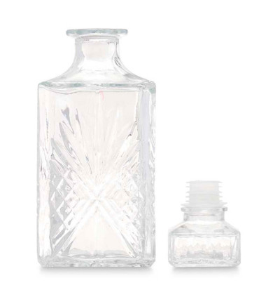 Vintage Glass Whisky Decanter - 900ml