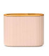 Toothbrush holder beige 13x10x6.5cm
