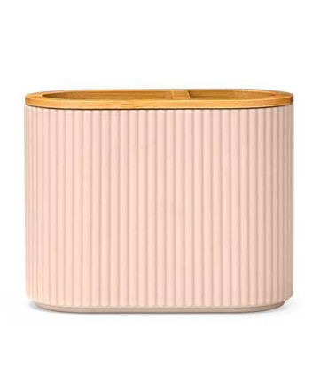 Toothbrush holder beige 13x10x6.5cm