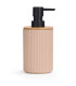 Soap dispenser beige 7.5x7.5x17cm