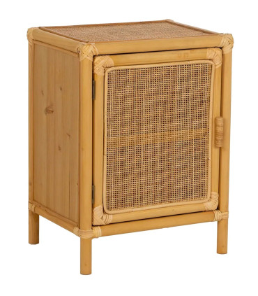 Bedside Table rattan 46x35x60cm