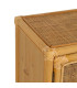 Table de chevet rotin 46x35x60cm