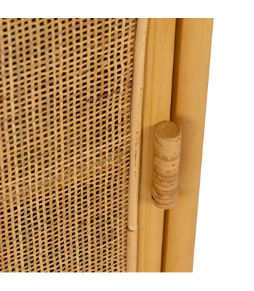 Table de chevet rotin 46x35x60cm