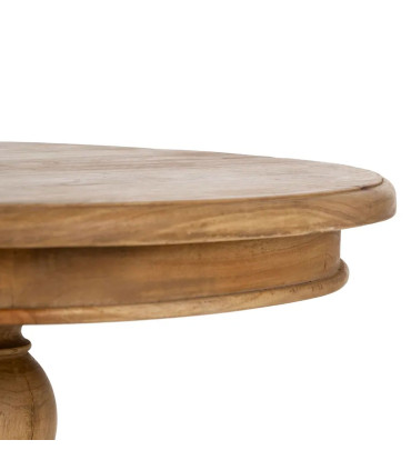 Table d'appoint guéridon classique en bois rond 50x50x64cm
