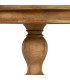 Table d'appoint guéridon classique en bois rond 50x50x64cm