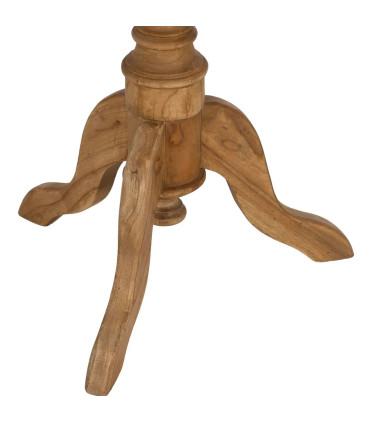 Table d'appoint guéridon classique en bois rond 50x50x64cm