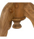 Table d'appoint guéridon classique en bois rond 50x50x64cm