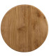 Table d'appoint guéridon classique en bois rond 50x50x64cm