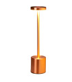 Lampe à poser LED sans fil cuivre 8x8x34cm