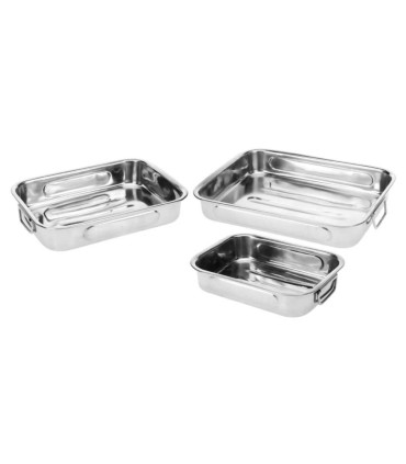 Stainless steel dish - 27.5x20x5.5cm