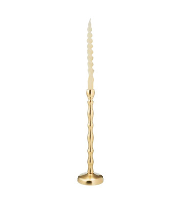 Candlestick Gold 10x10x36cm
