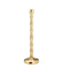 Candlestick Gold 10x10x36cm