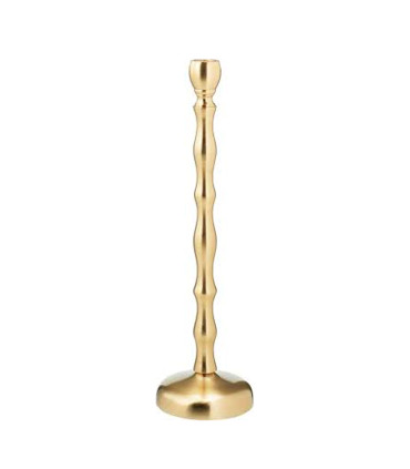 Candlestick Gold 10x10x36cm