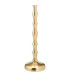 Candlestick Gold 10x10x36cm