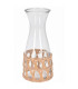 Carafe en verre et rotin 1.2L