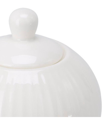 Sugar Conservation Pot white ceramic