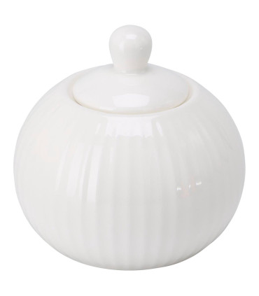Sugar Conservation Pot white ceramic