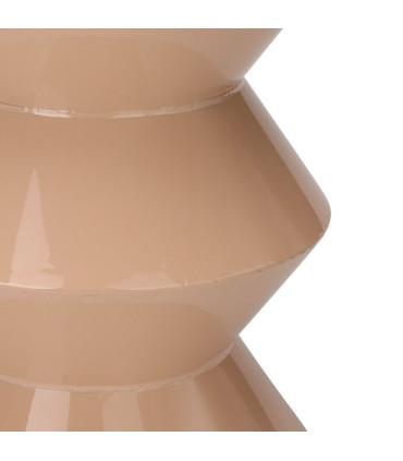 Table d'appoint design beige sable 31x31x36.5cm