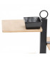 Plateau apéritif bois et métal 3 plateaux 32x15x27cm