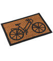 Paillasson coco et caoutchouc vélo 60x40x2cm