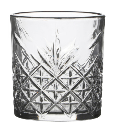 Set de 2 verres à whisky avec motifs embossés 34cl