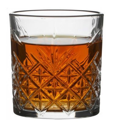 Set de 2 verres à whisky avec motifs embossés 34cl