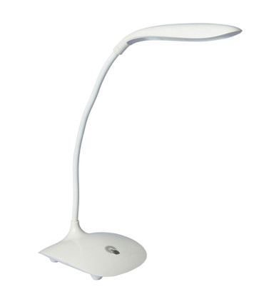 Lampe de bureau blanche LED sans fil 12x12x17cm