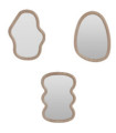 Set de 3 miroirs design 40cm