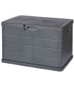 Garden storage box grey 78x55x52cm 170L