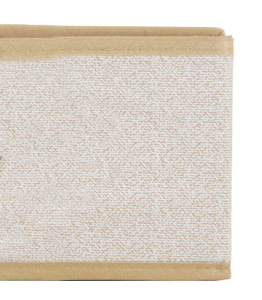 Panier de rangement taupe 31x31x15cm