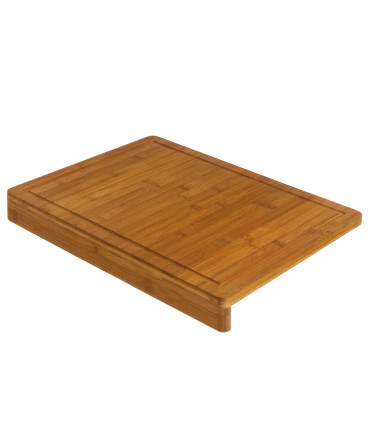 Planche à découper pour plan de travail en bambou foncé 45x35x5cm