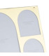 Photo Frame gold metal and glass 20.5x23.5cm