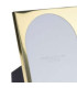 Photo Frame gold metal and glass 20.5x23.5cm