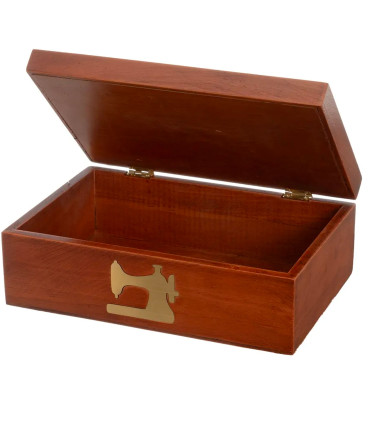 Sewing box wood 24x16x8cm