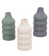 Decorative Vase white ceramic - H20.3cm