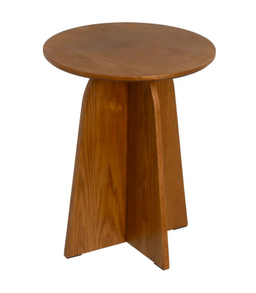 Table d'appoint design bois 40x40x50cm