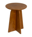 Design coffee table wood MDF 40x40x50cm