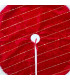 Christmas Tree foot cover red and white 100x100cm