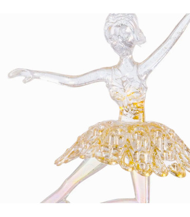 Décoration sapin de noël à suspendre ballerine danse 11.5x6.5x9.5cm