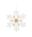 Décoration sapin de noël à suspendre étoile 17.3x0.4x20cm