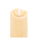 Bougie LED ivoire flemme oscillante 5.5x5.5x15cm