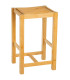 Stool bamboo 35x30x55cm