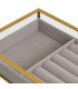 Set of 2 Jewelry holder velvet 30x20x4cm