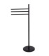 Chrome Metal Towel Holder 65.5x22.8x90.5cm