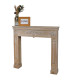 Cheminée décorative bois 104x17x100cm