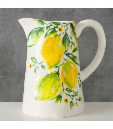Water Pitcher ceramic lemon 1.25L