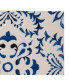 Dessous de plat en céramique bleu et blanc 15x15cm