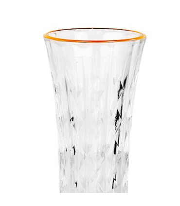 Flûte à champagne en verre et liseré doré 100ml
